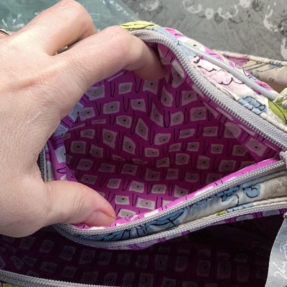 Vera Bradley Grey and Pink Small Tote - Picture 13 of 13